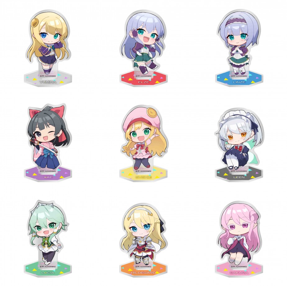 【異世界はスマートフォンとともに。2】 キャラクタースタンド＜全9種＞_1